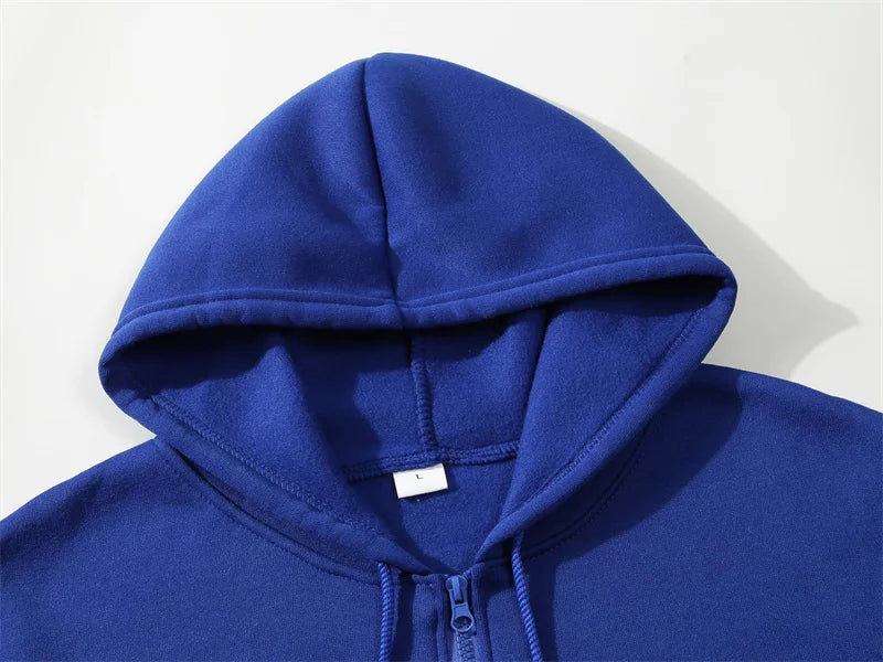 spring autumn Men Sweatshirts Long Sleeve Hoodie Zipper cardigan Male/woman Hoodies Sweatshirt Slim Fit Hoodie Male Clothing