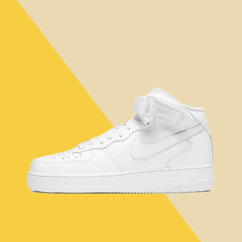 Nike Air Force 1 Mid Unisex Sneakers - Classic Design, Cushioned Ankle Support for Casual Versatile Wear CW2289-111