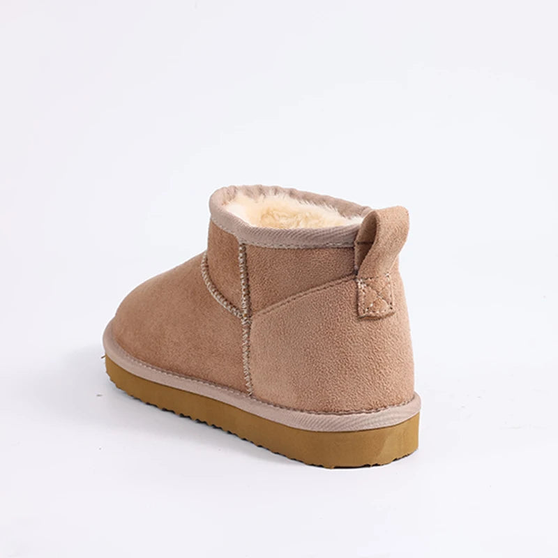 Comwarm Winter Fuzzy Snow Boots Women Fashion Brand Plush Short Ankle Boots Indoor Cotton Women Shoes Fur Home Women Mini Boots