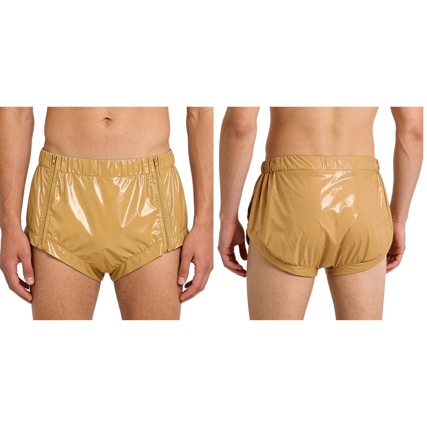 Unisex Leak-proof Diaper Cover Underwear Both Tear-away Waterproof Reusable Briefs for Elderly Caring Nursing Special Needs