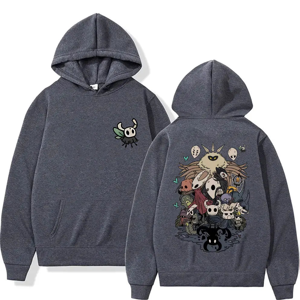 Game Hollow Knight Graphic Hoodie Men Women Fashion Vintage Oversized Streetwear Unisex Premium Fleece Cotton Pullover Hoodies