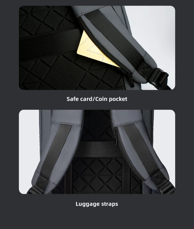 Heroic Knight Laptop Work Backpack Slim Men Waterproof Multifunctional 15.6"17" Business Trip Backpack Fashion Male School Bag