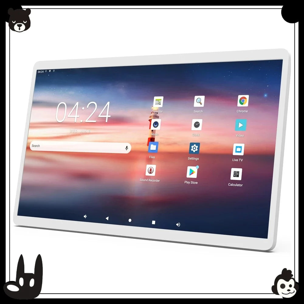 2026newUltra-thin 14 Inch Wall Mounted Android 14 POE Tablet Touch Screen Display 8-core CPU HDMI Input Smart Home Panel