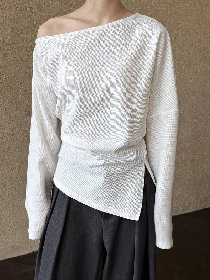 2026 Women Spring Sexy Off The Shoulder Cotton Hoodies Long Sleeve Casual Pullovers Clothes Women Tops Sweatershirt