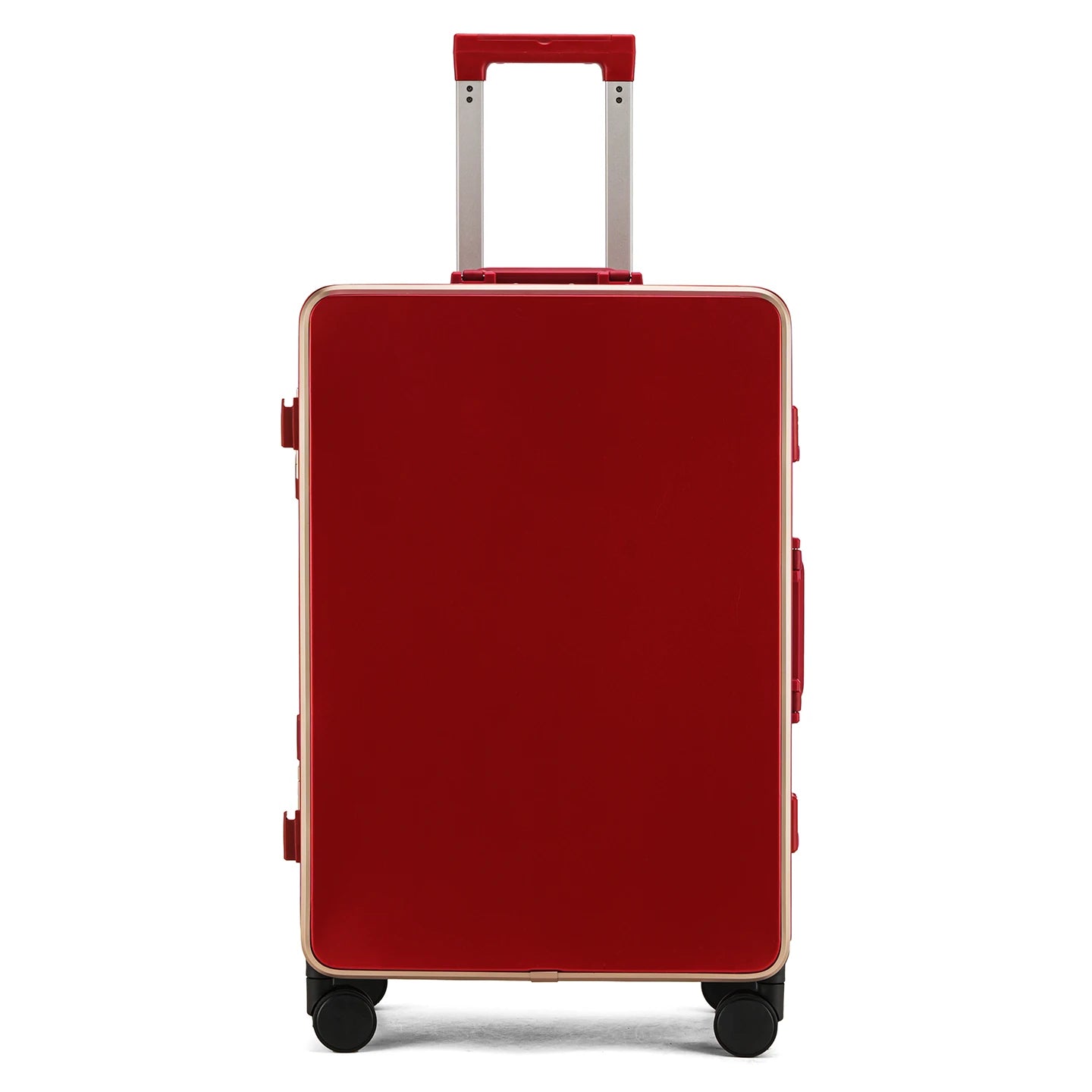 Gilding Aluminum Frame Suitcase Thickened PC Multifunctional 20 inch Boarding box Morandi Color Series 24/ 26 inch Trolley Case