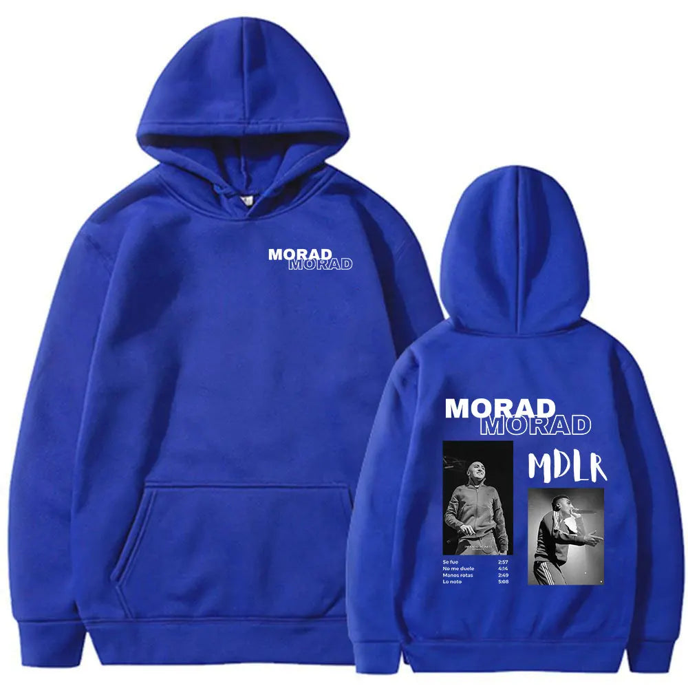 Rapper Morad MDLR Tour Album 2025 Hoodies Men Women Clothing Hip Hop Fashion Hooded Sweatshirts Long Sleeve Pullovers Streetwear