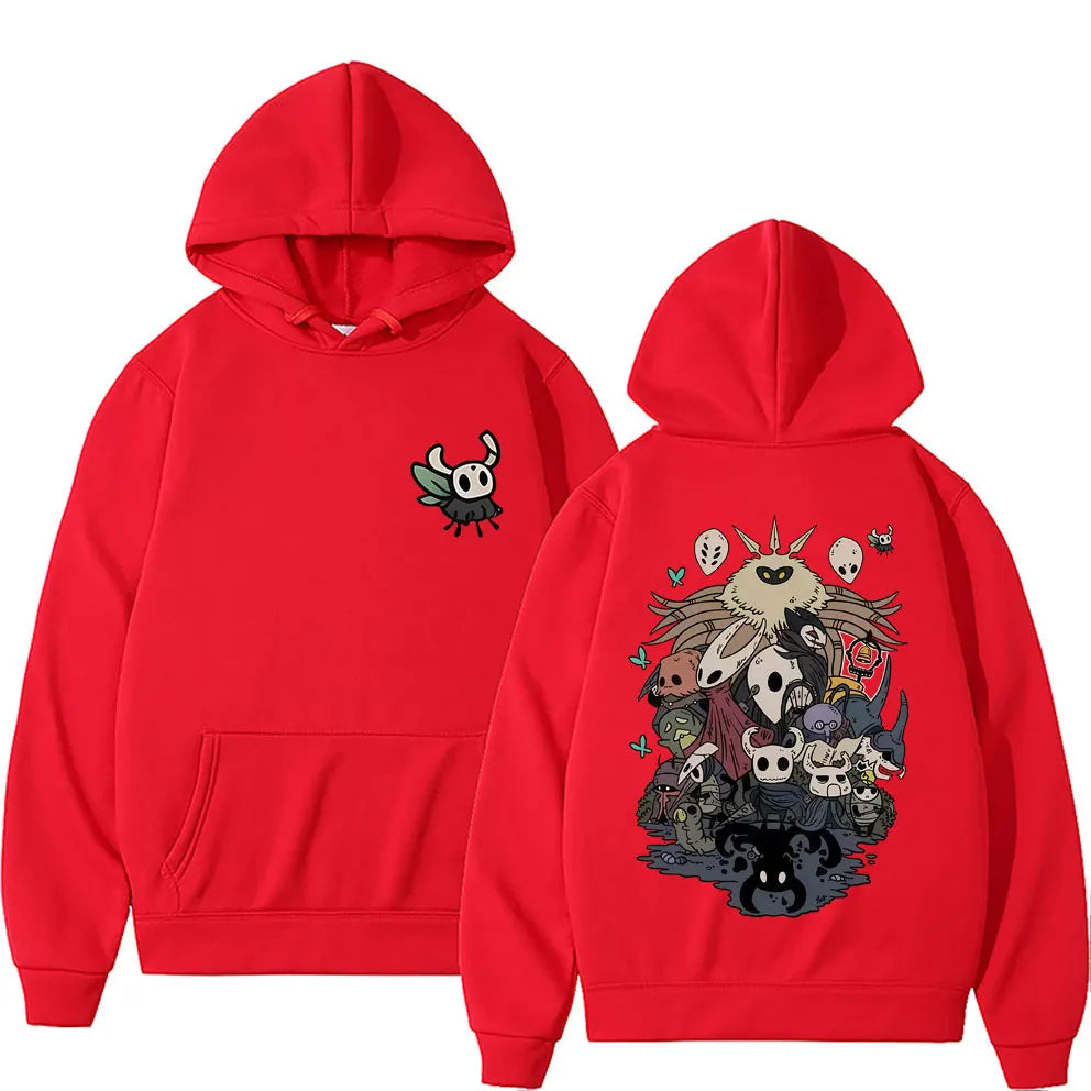 Game Hollow Knight Graphic Hoodie Men Women Fashion Vintage Oversized Streetwear Unisex Premium Fleece Cotton Pullover Hoodies