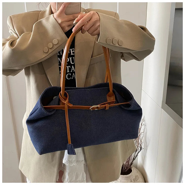 2026 High Quality Fashionable Versatile Commuting Handbag Simple Casual Large Capacity Single Armpit Shoulder Bag for Women