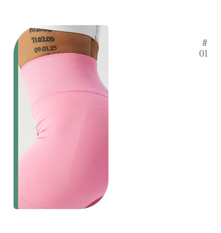 BIVIGAOS Summer High Waist Push Up Fitness Mini Shorts Women's Sexy Sport Short Leggings Peach Butt Lifter Biker Shorts