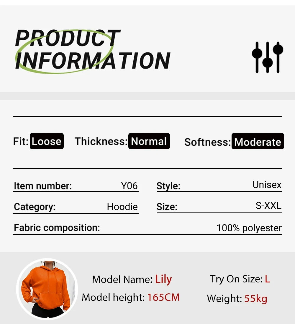 Attention Funny Phrases Prints Hoodies Women Winter Fleece Warm Pullover Loose Pocket Sweatshirt Casual Sporty Woman Clothes
