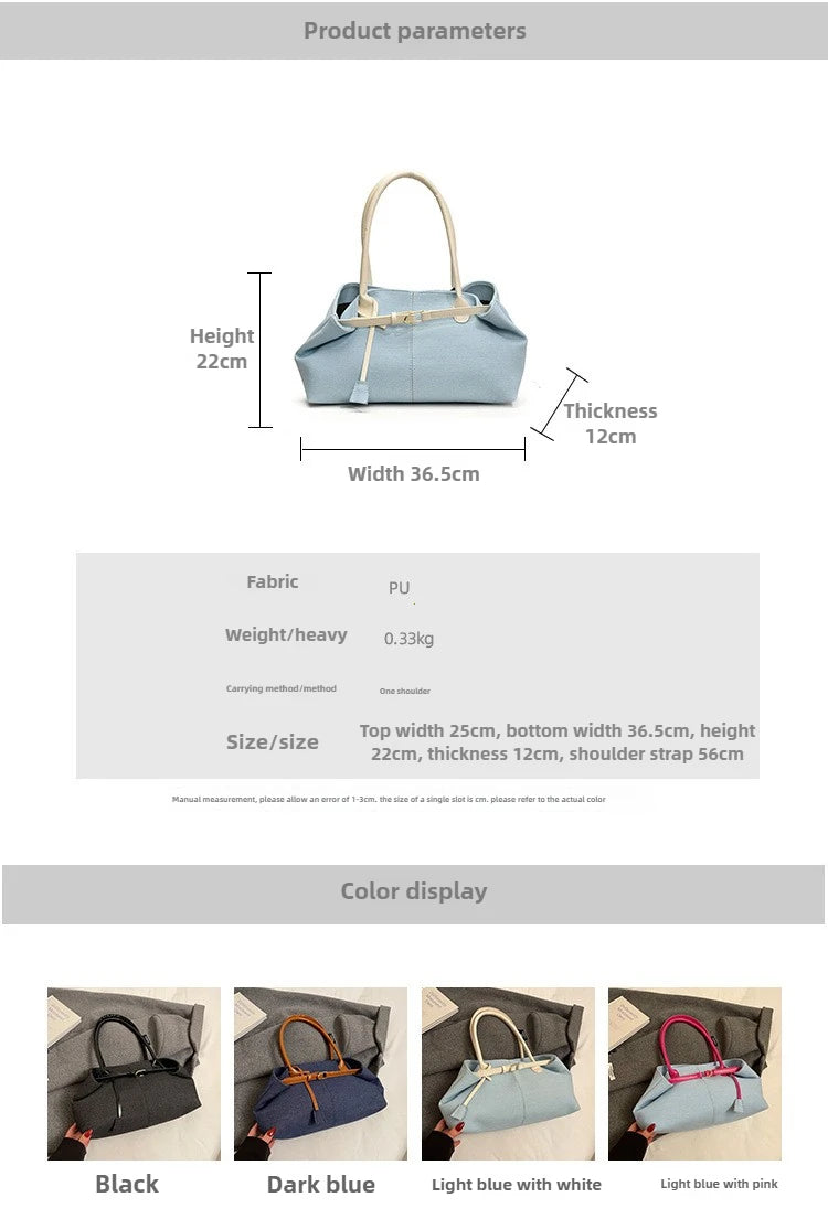 2026 High Quality Fashionable Versatile Commuting Handbag Simple Casual Large Capacity Single Armpit Shoulder Bag for Women