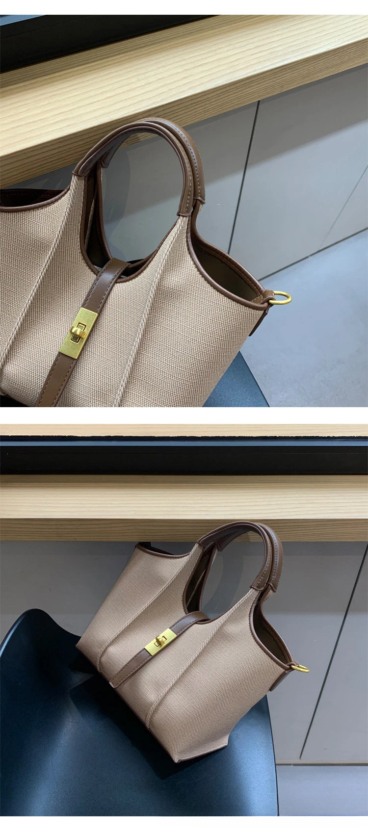 2024 New Handbag, Bags for  Women, High-quality Bucket Bag, Canvas Bag, Women's Crossbody Tote Bag