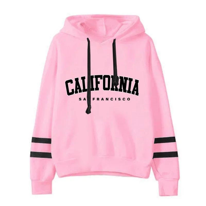 Hoodies Fashion Women's Sweatshirts Stripe Outdoors 2025 Sports Suit Jogging Casual Printing Daily Hot Sales Tracksuit Pullovers
