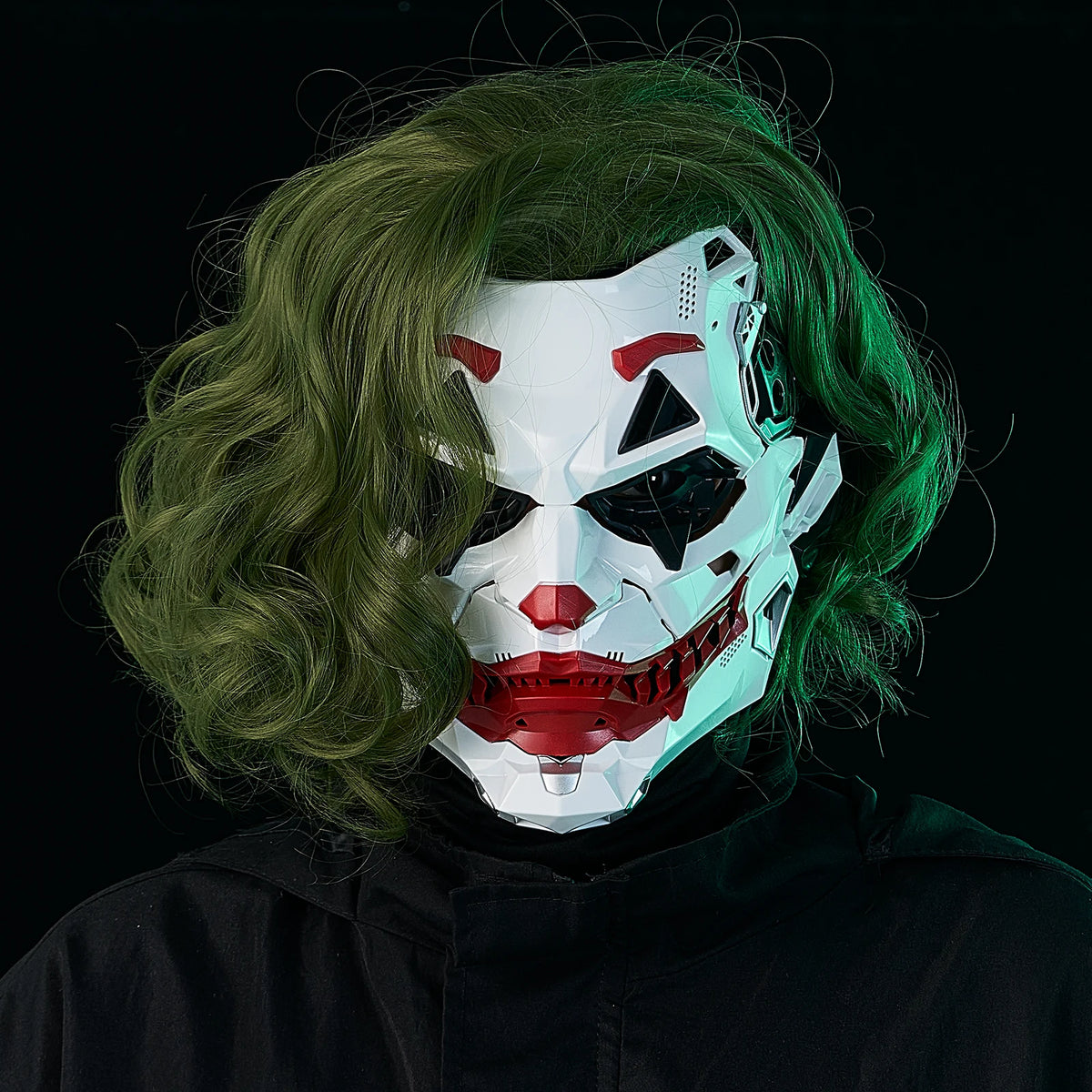 Cyberpunk Masks Clown Braids 2d Cosplay Resin Custom Products Halloween Anime Role-Playing Props And Gifts Toys