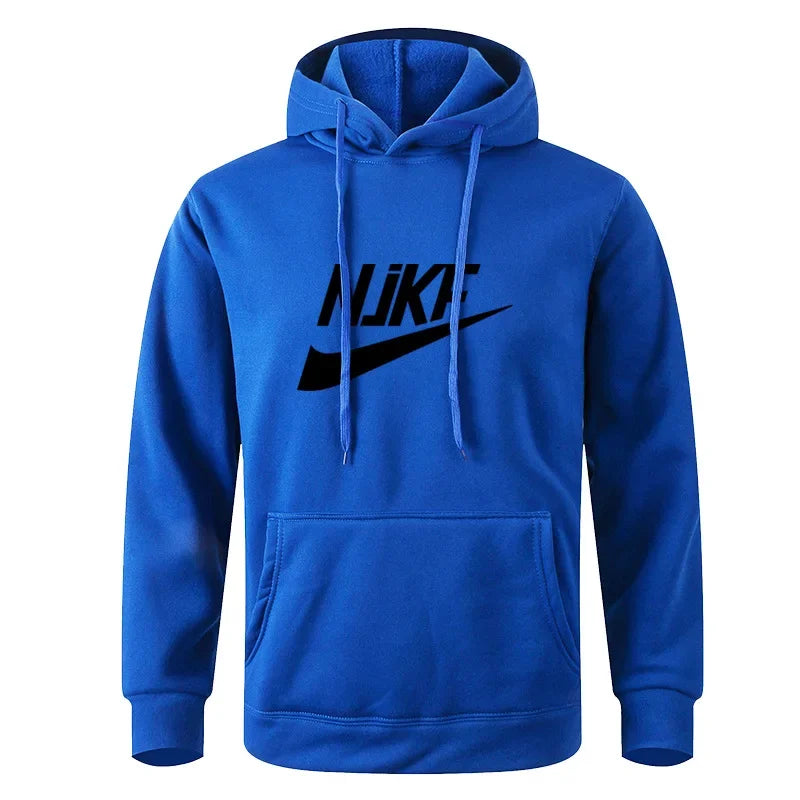 New autumn and winter men's and women's fleece hoodies for foreign trade, casual sports, fashionable men's hoodies