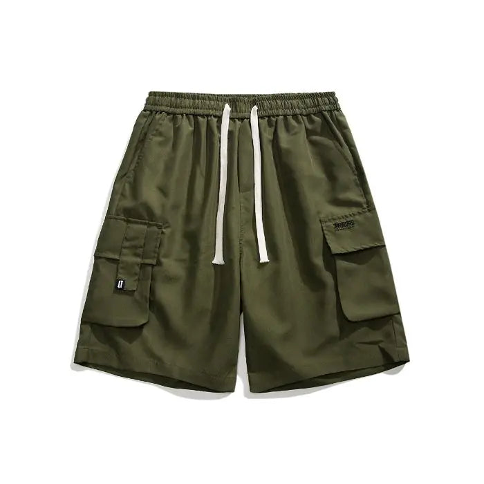 Summer Men's Cargo Shorts Casual Baggy Multi-Pockets Streetwear Shorts Male Fashion Loose Overalls Shorts Male Plus Size