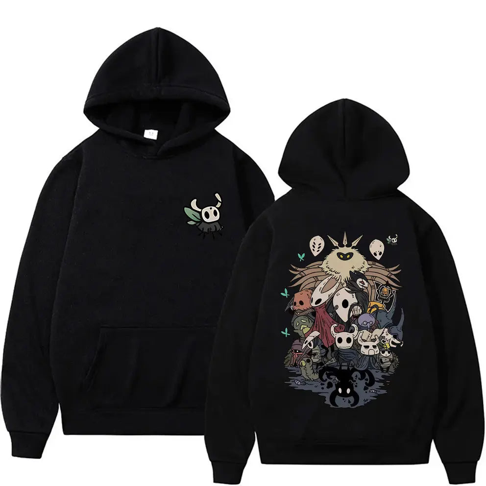 Game Hollow Knight Graphic Hoodie Men Women Fashion Vintage Oversized Streetwear Unisex Premium Fleece Cotton Pullover Hoodies