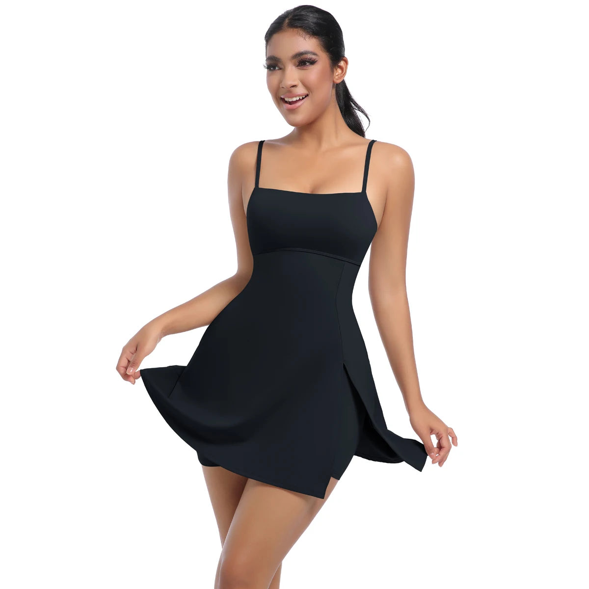 Women Yoga Tennis Skirts Gym Golf Running Sports Fitness Jumpsuit Skirt Sports Overalls Fitness Suits Gym Tracksuit Dance Skirt