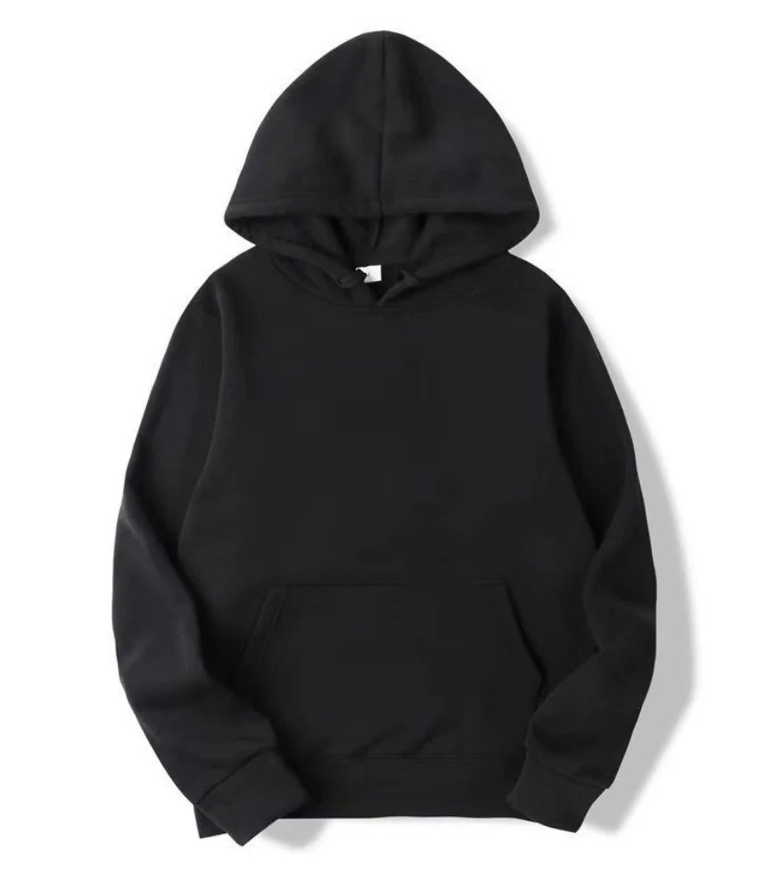 Plain Pullover Fleece Hoodies Unisex Wholesale Hooded Sweatshirt Men Cheap Sublimation Black Hoodie For Men Sudaderas De Hombre