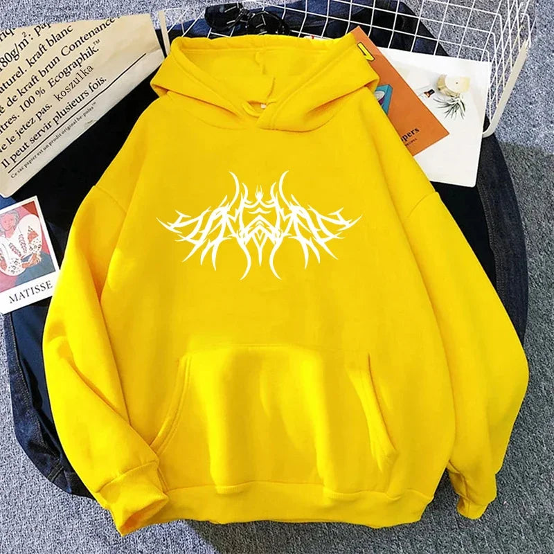 2026 New Arrival Women's Sweatshirts Y2K Style Hooded Long Sleeve Pullover Urban Casual Fashion Loose Hoodies Streetwear