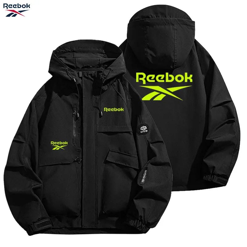2026 model Reebok off-road motorcycle waterproof jacket - suitable for both men and women. Fashionable and trendy outdoor sports