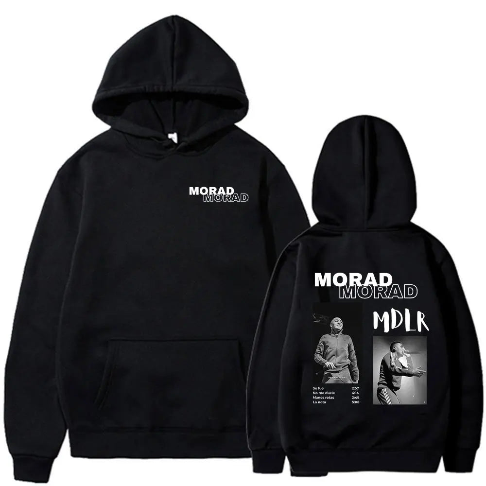 Rapper Morad MDLR Tour Album 2025 Hoodies Men Women Clothing Hip Hop Fashion Hooded Sweatshirts Long Sleeve Pullovers Streetwear