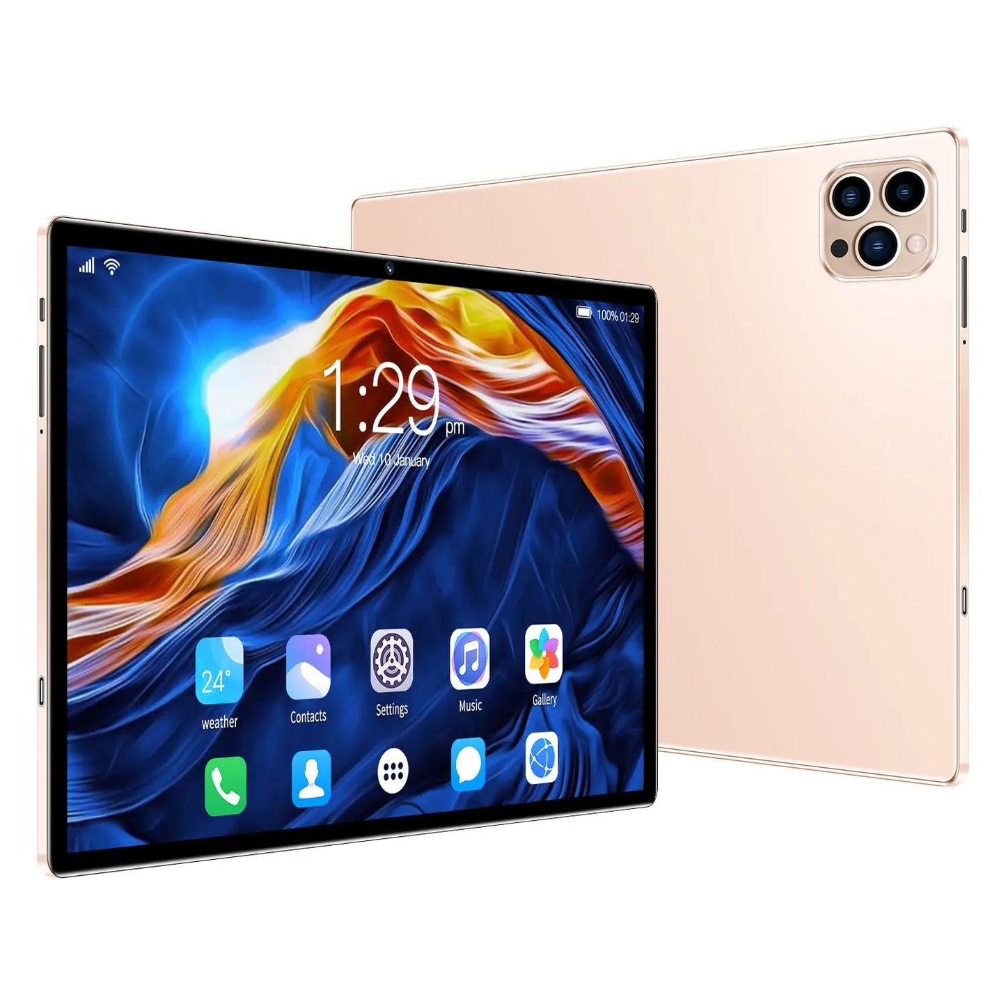 2026 Android 13 Android Tablet 4GB+64GB HD Touch Screen Dual Card WIFI 6000mAh Battery Octa Core