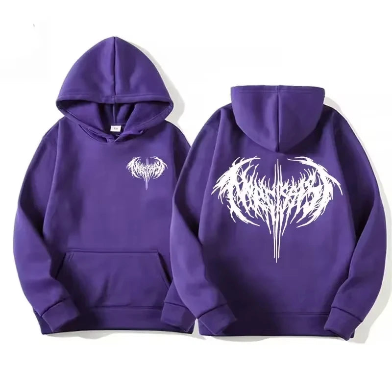 Rapper Graphic Hoodies Men Retro Hip Hop Hoodie Fashion Oversized Sweatshirt Streetwear