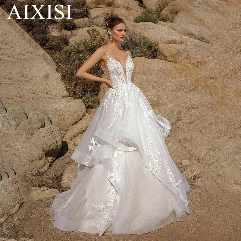 Osquernovia Fashion Mermaid Wedding Dress 2024 Sequins Appliques Sweetheart Backless Glitter Tulle Real Picture Robe De Mariée