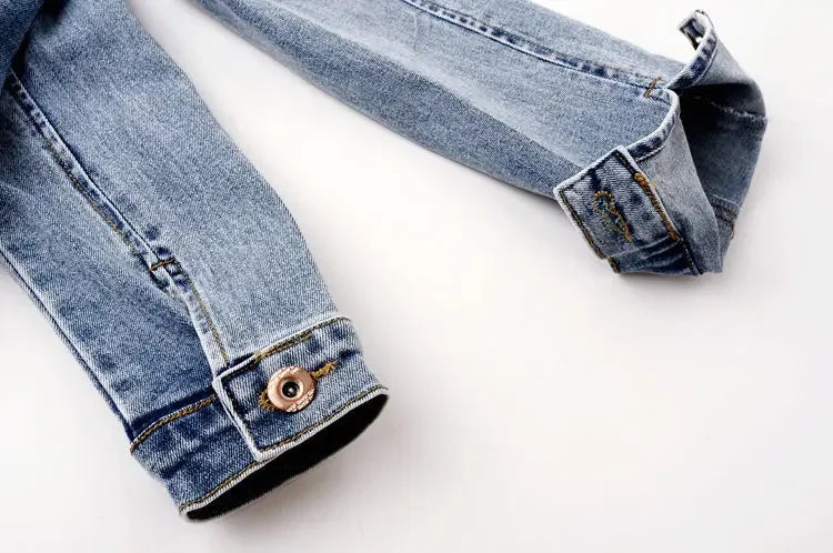 Women 2026 Spring Embroidered  Denim Jacket New Short Jackets Cardigan  Cowboy Coat Basic Jacket  Female Plus Size 3XL