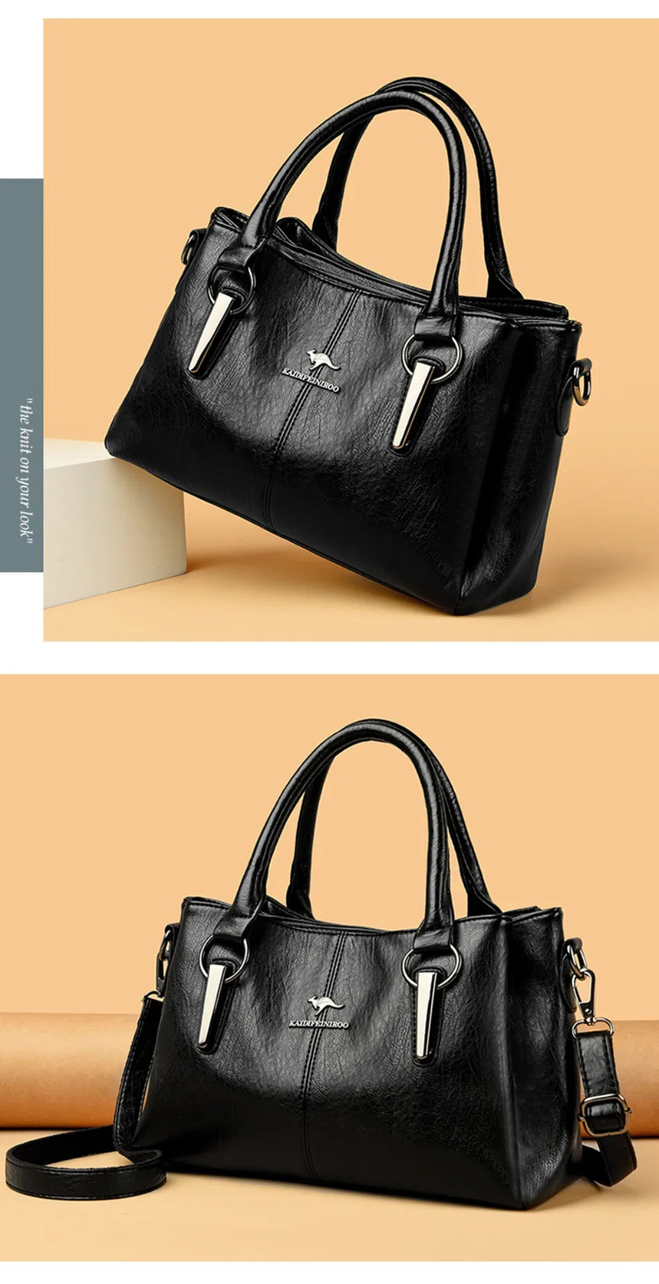 High-quality Soft Leather Luxury Handbags Women Bags Designer High-capacity Ladies Crossbody Hand Bags for Women 2024 Sac A Main