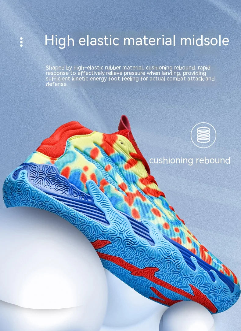 Three Ball Three Generation Lamelo Ball MB.01 Basketball Shoes Men's Actual Combat Cushioned Low-Top Sneakers Cushioned Rebound