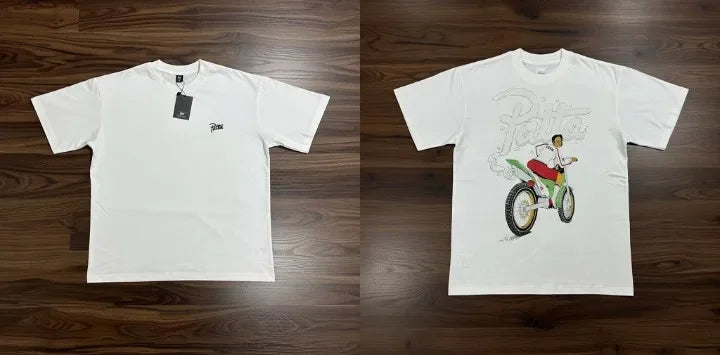 New Arrival Patta Tshirt American Street Style with Palm Tree Star Print Man Short Sleeve Tops