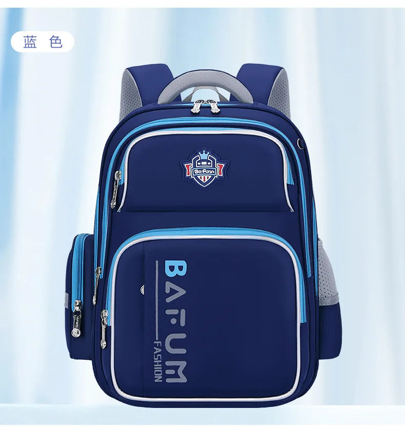 2025 New Design Large Capacity Ergonomic Teen School Backpack Waterproof Lightweight Spine Protection for Grades 1-3-6 Students