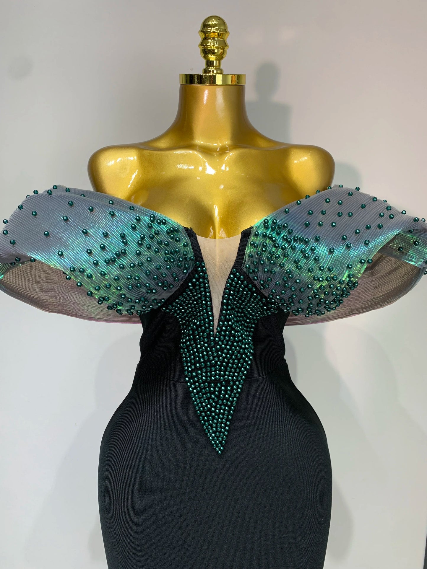 Women Celebrity Sexy Off Shoulder Beading Bodycon Maxi Long Bandage Dress 2025 Elegant Evening Club Party Luxury Birthday Outfit