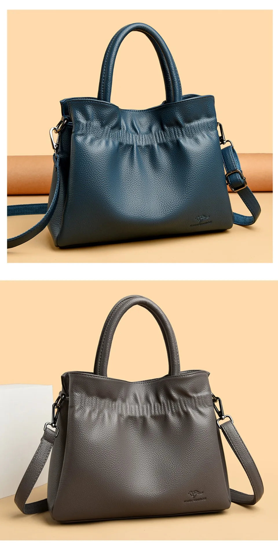 Luxury Soft Leather Shoulder Crossbody Bag for Women Mother 2025 Designer Handbags and Purse Female Small Casual Tote Sac A Main