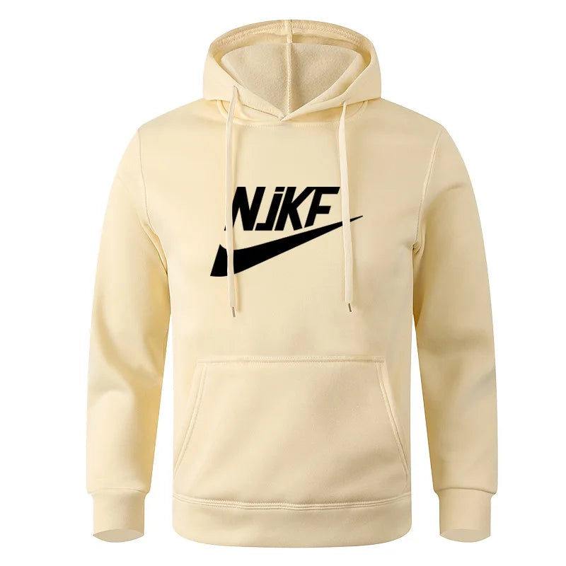 New autumn and winter men's and women's fleece hoodies for foreign trade, casual sports, fashionable men's hoodies