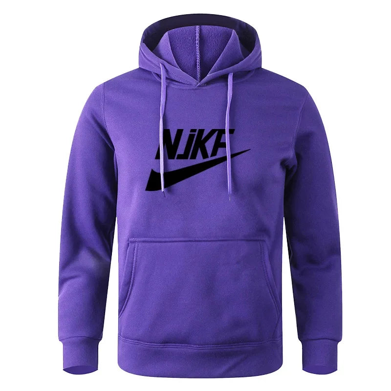 New autumn and winter men's and women's fleece hoodies for foreign trade, casual sports, fashionable men's hoodies