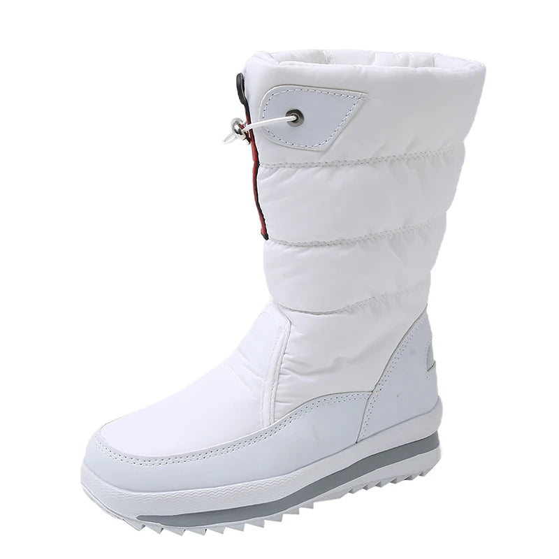 Autumn and Winter Cold-Proof Snow Boots for Men and Women, New Style, Fleece-Lined, Thickened, Non-Slip Cotton Shoes, Waterproof