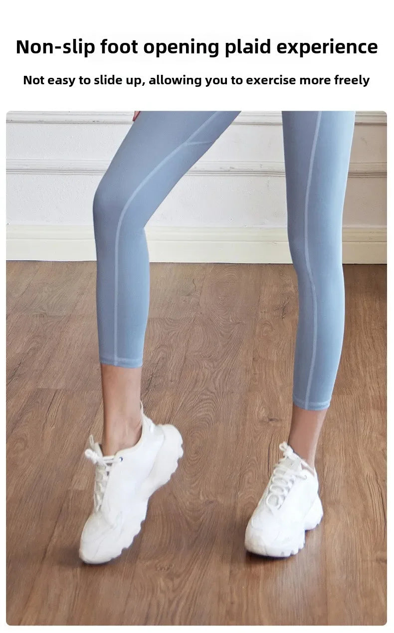 Training Leggings with Pockets for Women - High Elastic Yoga Pants Tummy Control High Waist 4-Way Stretch Gym Workout  Athletic