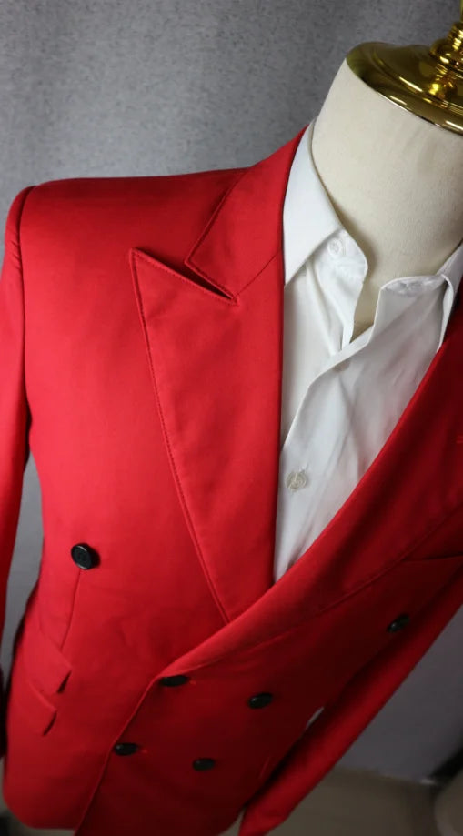 Yellow Men Suits 2 Pieces Set Fashion New Men's Casual Boutique Business Formal Wedding Groom Suit Coat Blazer Trousers 2024