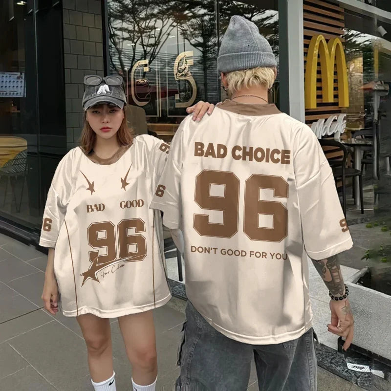 Short sleeve T-shirt Men's fashion new T-shirt short sleeve top summer casual large size loose hip hop round neck clothing