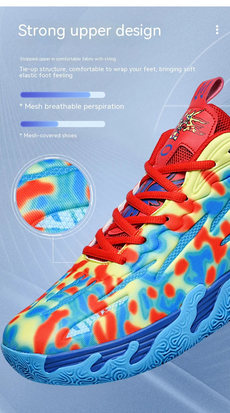 Three Ball Three Generation Lamelo Ball MB.01 Basketball Shoes Men's Actual Combat Cushioned Low-Top Sneakers Cushioned Rebound