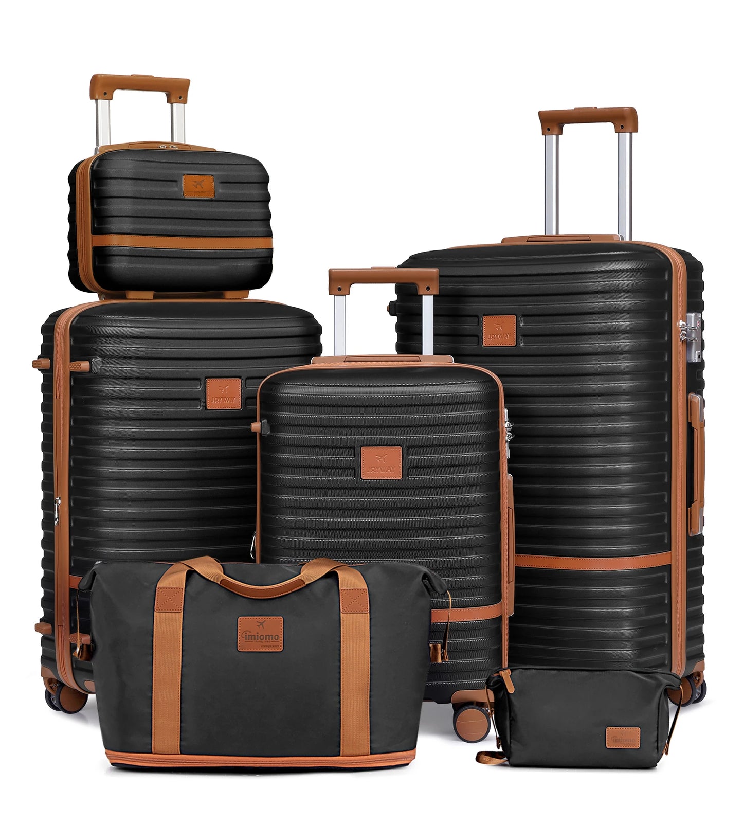 Joyway Carry On Luggage Set, Expandable Suitcase with Spinner Wheels and TSA Lock, Hard Shell Lightweight Durable