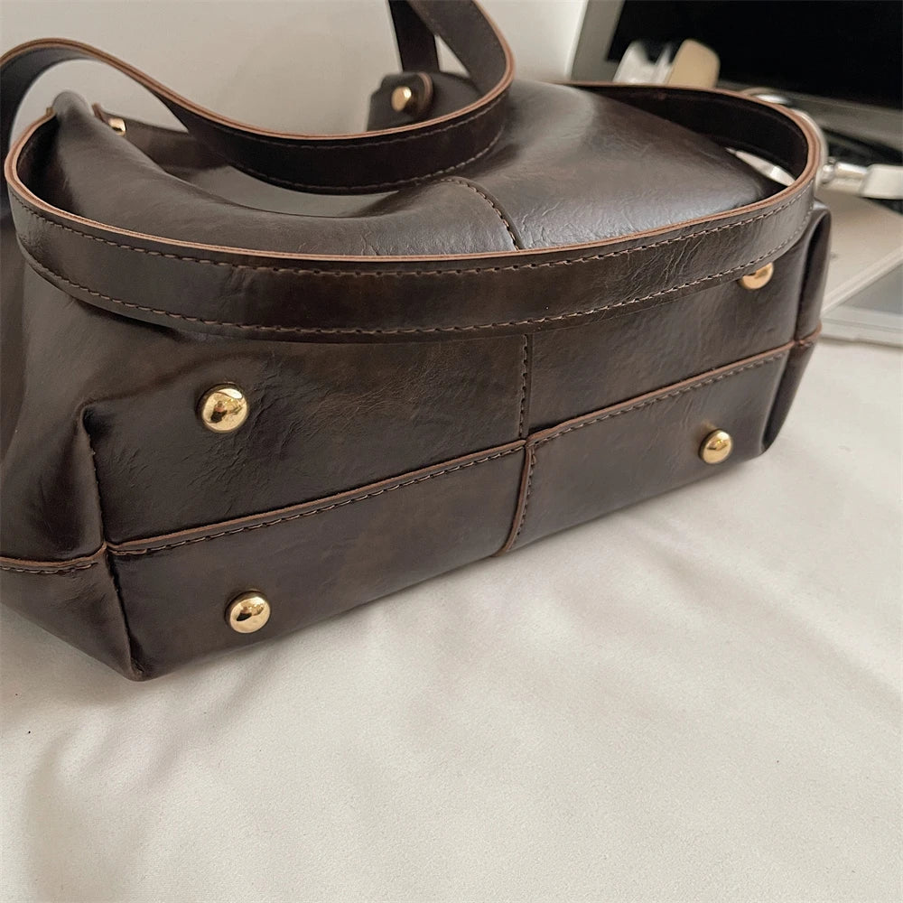 Transformable Shoulder Tote Bags For Women 2025 Latest Luxury Designer Handbags Soft PU Leather Large Capacity Shopper Tote Bag