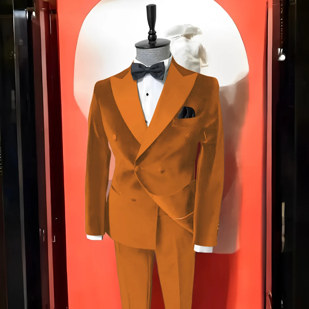 Black Velvet Suits for Men Peak Lapel Formal Wedding Groomsmen 2 Piece Jacket Pants Male Clothing Luxury Costume Homme Terno