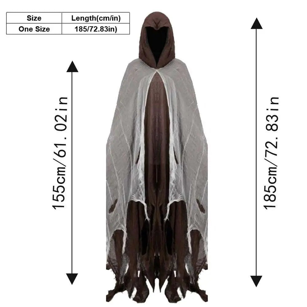 Polyester Halloween Ghost Cloaks Wizard Photo Pros Dementors Cosplay Costume Clothing Props Costumes Outfit