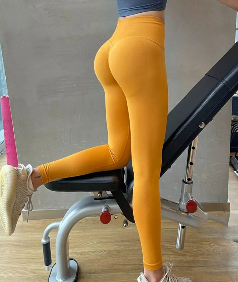 High Waist Leggings Women Fitness Workout Clothing Ladies GYM Running Yoga Pants Butt Lifting Seamless Leggings