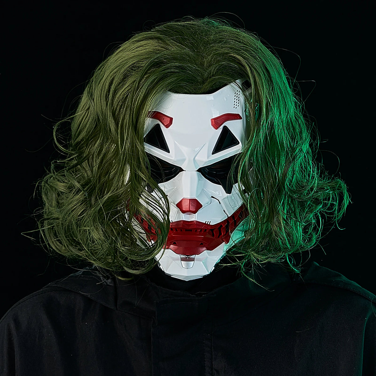 Cyberpunk Masks Clown Braids 2d Cosplay Resin Custom Products Halloween Anime Role-Playing Props And Gifts Toys