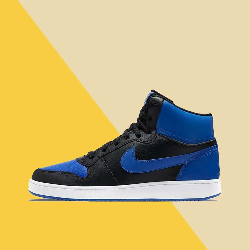 Nike EBERNON Unisex Mid-Top Skate Shoes - Durable Support, Enhanced Cushioning for Skateboarding & Daily Comfort AQ1773-001